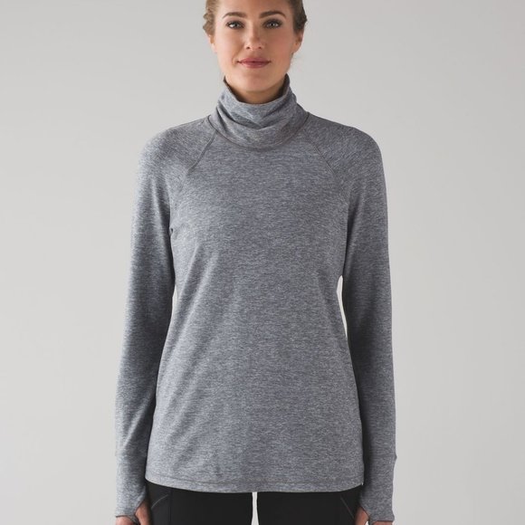 Lululemon Rulu Hill & Valley Turtleneck Heathered Slate - Picture 2 of 10